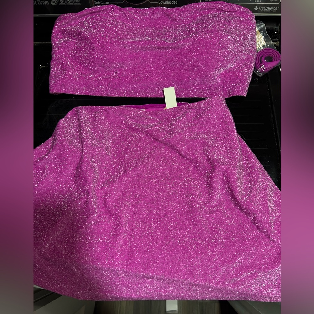 Victorias secret Sparkly Pink Two-Piece Swimsuit set